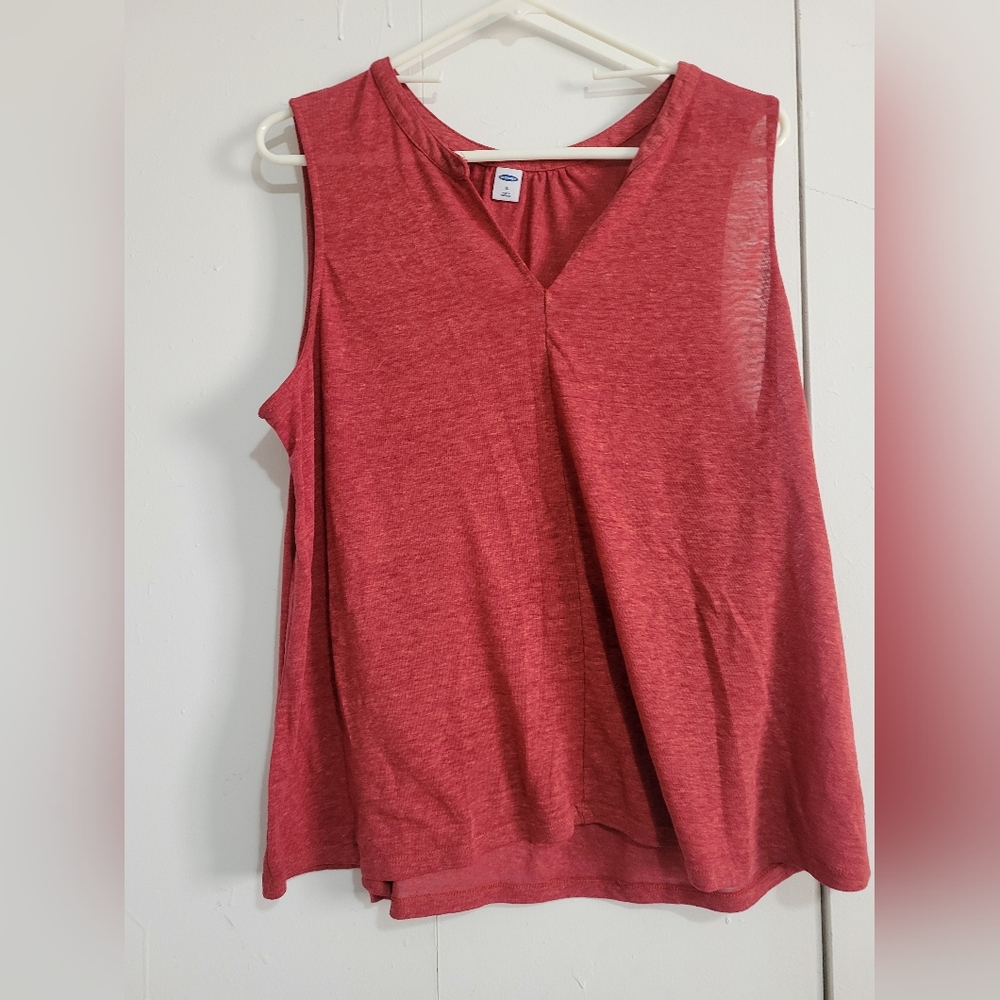 Old Navy Sleeveless Red Women's Top